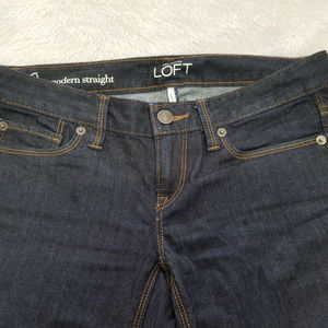 Ann Taylor Loft OP Modern Straight Leg Jeans Sz 25